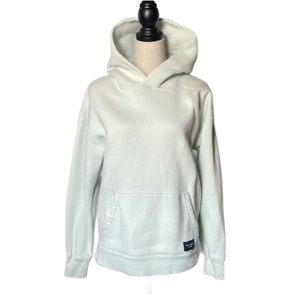 Abercrombie & Fitch Mint Green Fleece Lined Relaxed Fit Hoodie (Size: Small) - Picture 1 of 11